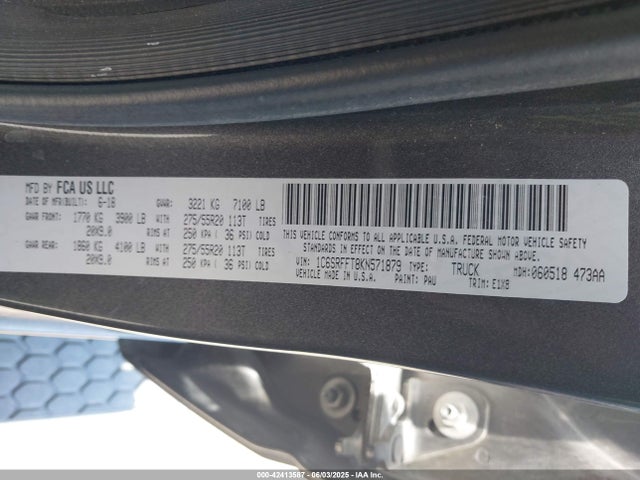 RAM 2019 2019 1C6SRFFT8KN571879 Image 9