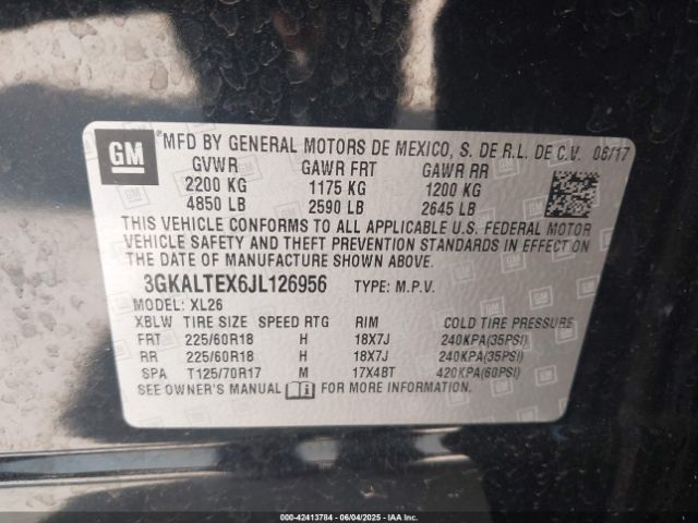 2018 GMC TERRAIN 3GKALTEX6JL126956 Photo 8