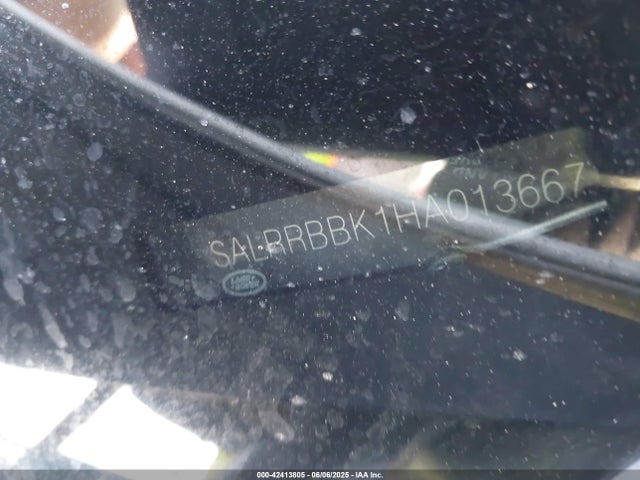 SALRRBBK1HA013667 Land Rover td6 lev3 lev160