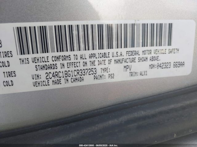 2012 CHRYSLER TOWN & COUNTRY 2C4RC1BG1CR337253 Photo 8