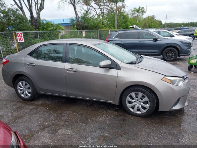 2T1BURHE2EC104746 Toyota COROLLA LE
