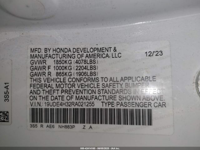 2024 ACURA INTEGRA 19UDE4H32RA021255 Photo 8