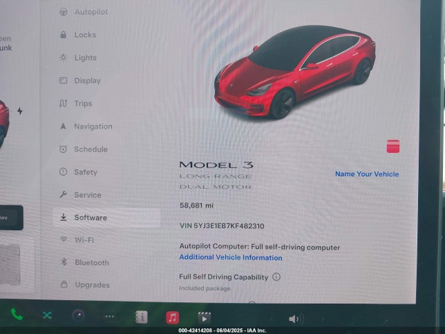 2019 TESLA MODEL 3 5YJ3E1EB7KF482310 Photo 6