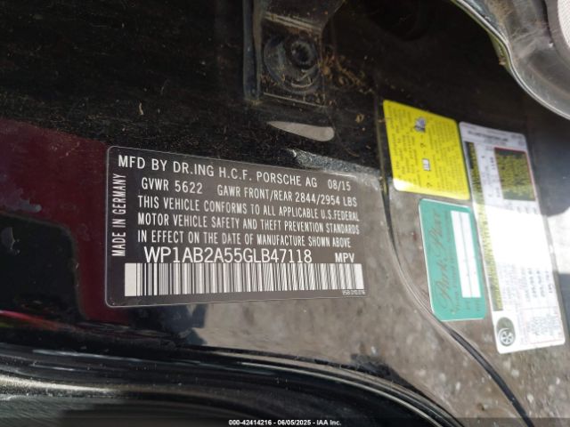 2016 PORSCHE MACAN WP1AB2A55GLB47118 Photo 8