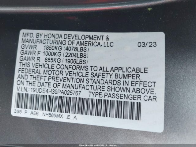 2023 ACURA INTEGRA 19UDE4H39PA025767 Photo 8