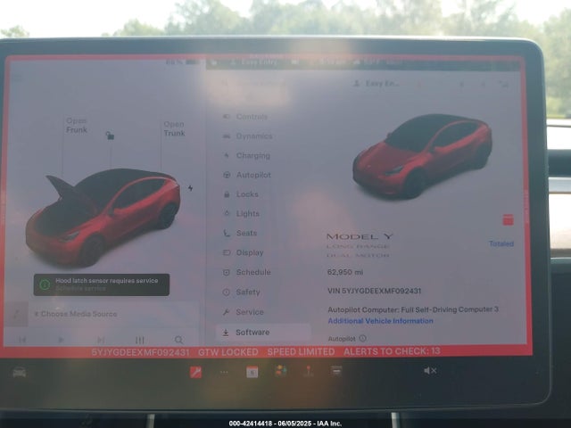 5YJYGDEEXMF092431 Tesla 2021