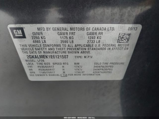 2GKALMEK1E6121507 GMC Terrain Sle-1