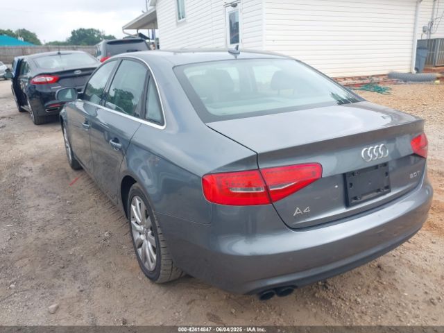 2013 AUDI A4 WAUAFAFL9DN010719 Photo 2