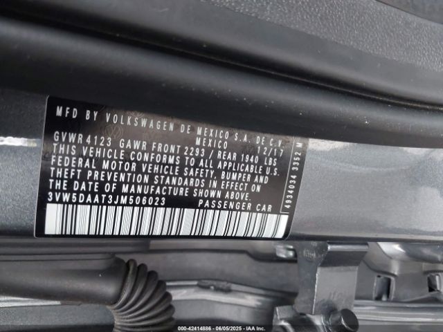 3VW5DAAT3JM506023 Volkswagen Beetle