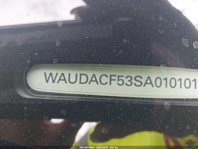 WAUDACF53SA010101 Audi A5 Sportback Premium 45 Tfsi S Line Quattro S Tronic