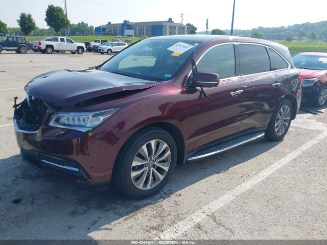 2014 ACURA MDX 5FRYD4H44EB023715 Photo 1