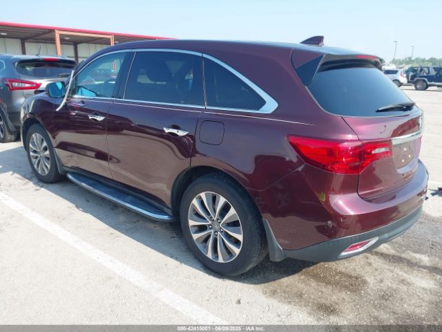 2014 ACURA MDX 5FRYD4H44EB023715 Photo 2