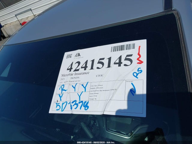 SHHFK7H46MU407265 Honda l15ba