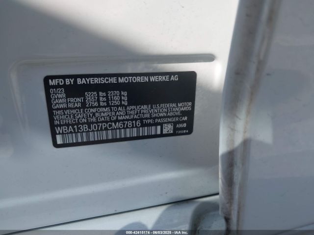 2023 BMW 530 WBA13BJ07PCM67816 Photo 8