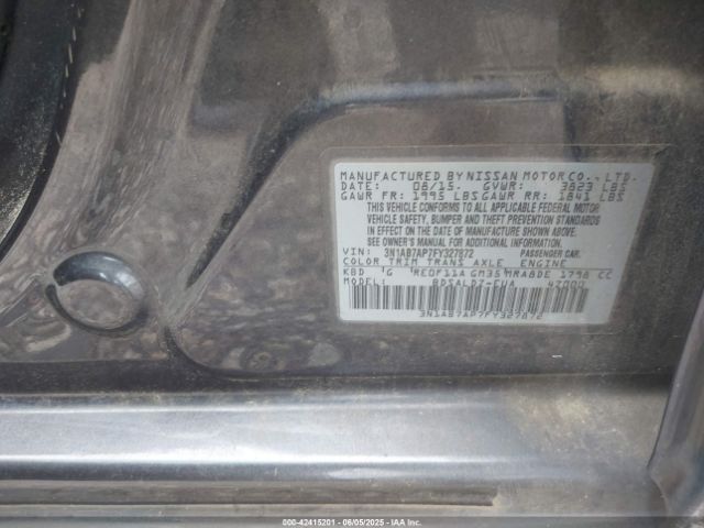 2015 NISSAN SENTRA 3N1AB7AP7FY327872 Photo 8