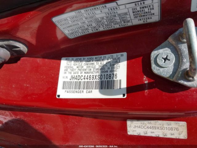 1999 ACURA INTEGRA JH4DC4469XS010876 Photo 8