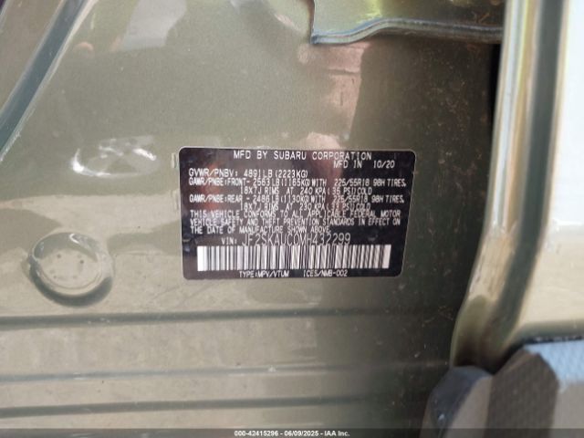 2021 SUBARU FORESTER JF2SKAUC0MH432299 Photo 8