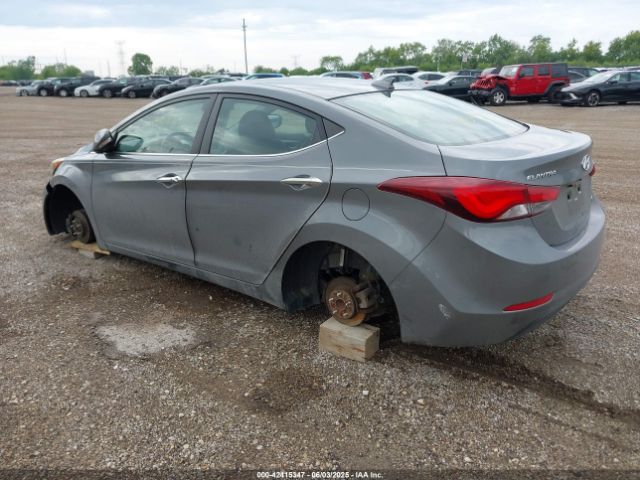 5NPDH4AE9EH481095 Hyundai Elantra Limited