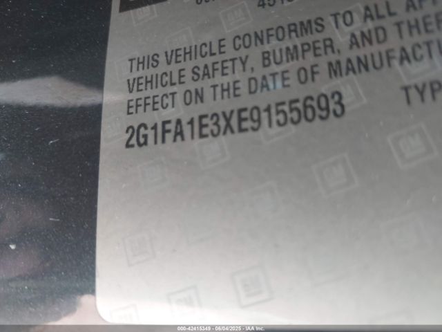 2014 CHEVROLET CAMARO 2G1FA1E3XE9155693 Photo 8