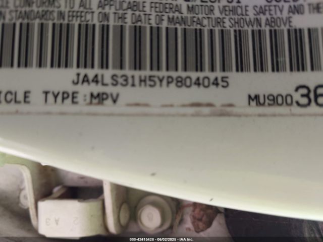 2000 MITSUBISHI MONTERO SPORT JA4LS31H5YP804045 Photo 8