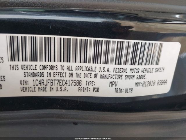 2014 JEEP GRAND CHEROKEE 1C4RJFBT7EC417586 Photo 8