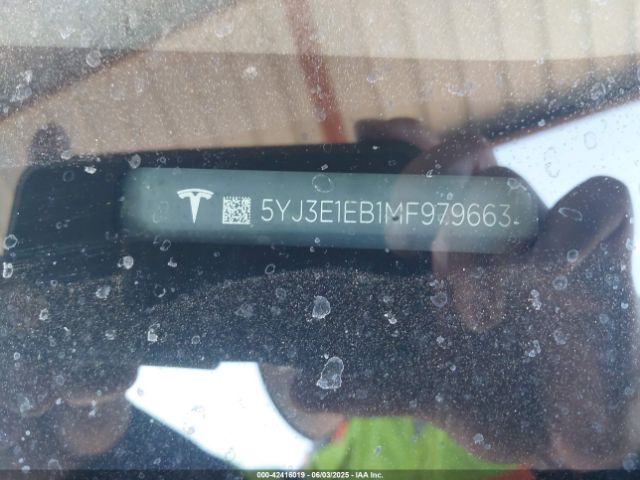 2021 TESLA MODEL 3 5YJ3E1EB1MF979663 Photo 8