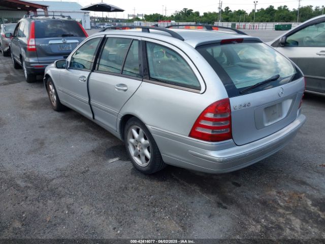 2003 MERCEDES-BENZ C 240 WDBRH61J03F325869 Photo 2