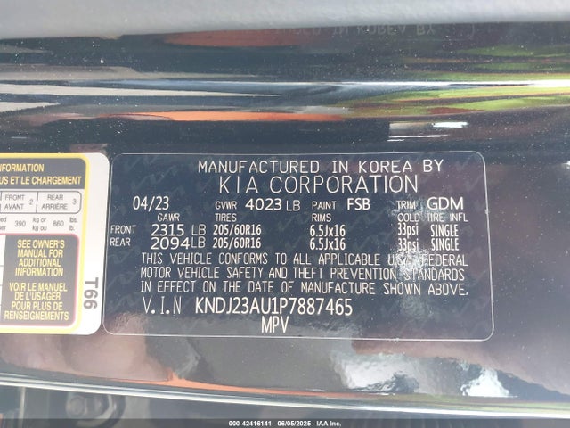 KNDJ23AU1P7887465 KIA mpi nu