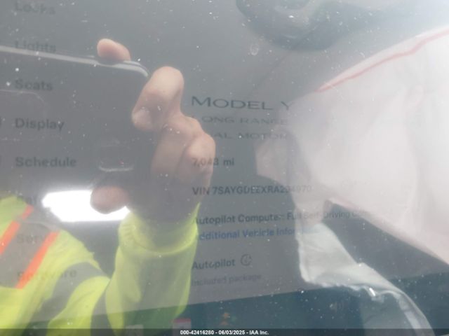 7SAYGDEEXRA294970 Tesla Model Y
