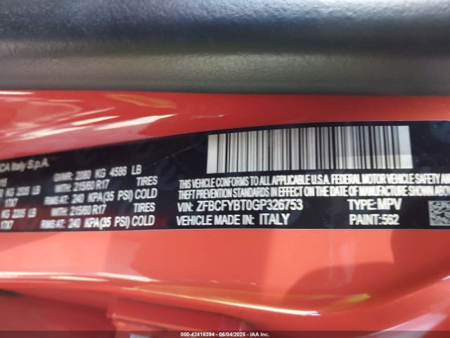 2016 FIAT 500X ZFBCFYBT0GP326753 Photo 8