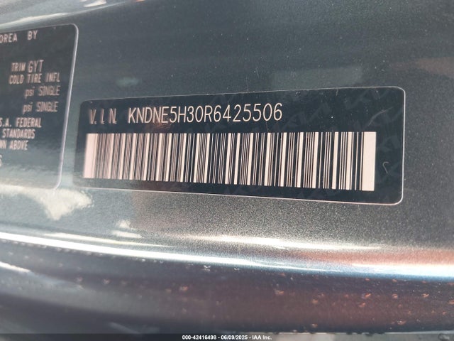 KNDNE5H30R6425506 KIA gdi lamda iii