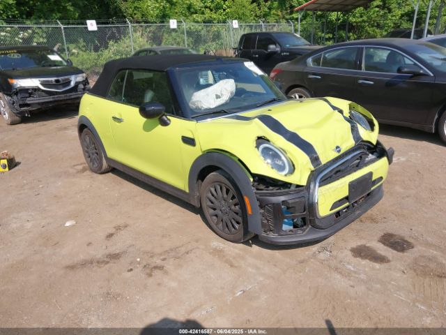 2022 MINI CONVERTIBLE WMW23DL04N3N69911