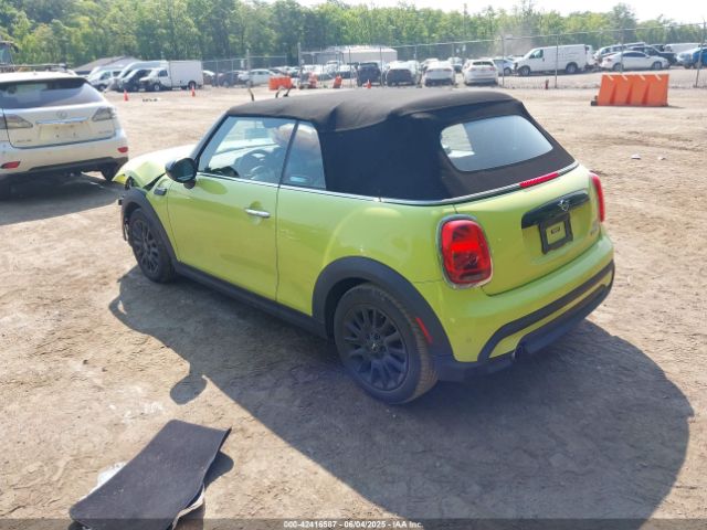 2022 MINI CONVERTIBLE WMW23DL04N3N69911 Photo 2