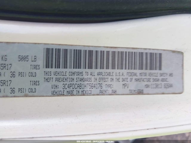 Dodge Journey 2017 3C4PDCAB1HT564176 Image 9