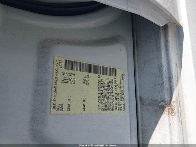 1N4AL3AP5EC186607 Nissan Altima 2.5 S