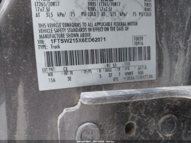 2006 FORD F-250 1FTSW215X6ED62071 Photo 8