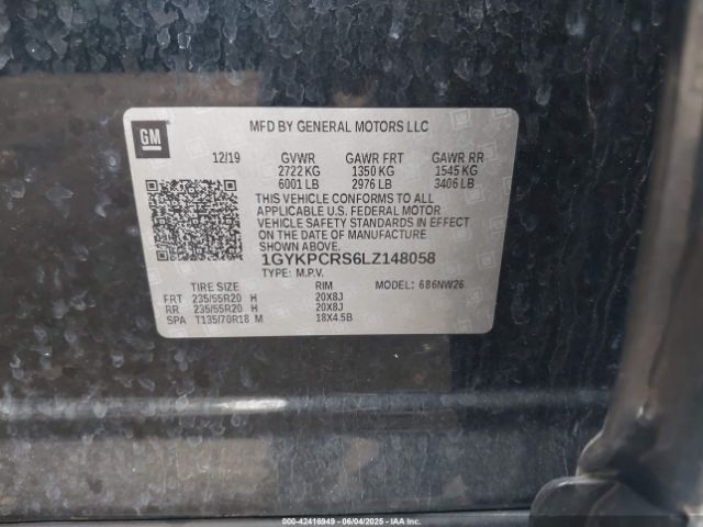 2020 CADILLAC XT6 1GYKPCRS6LZ148058 Photo 8