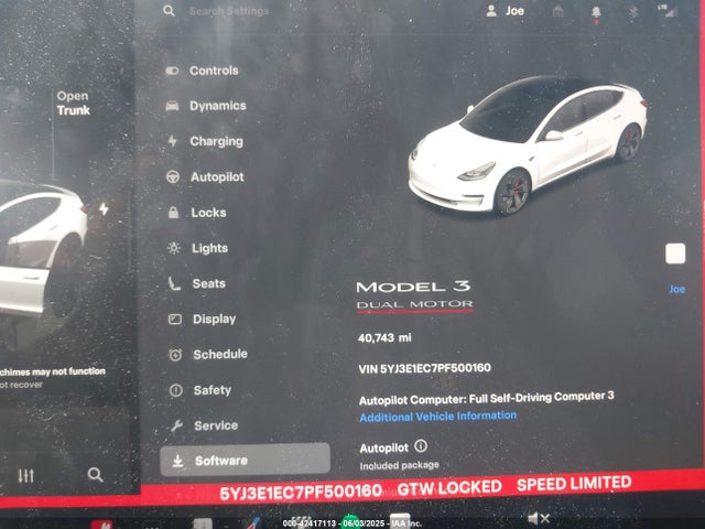 2023 TESLA MODEL 3 5YJ3E1EC7PF500160 Photo 6