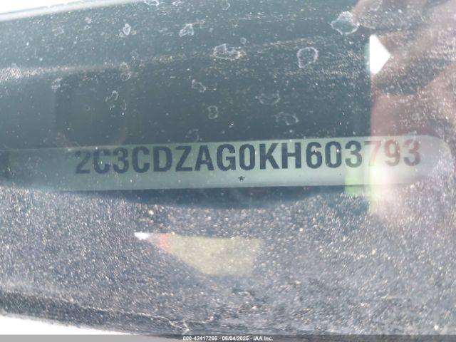 2019 DODGE CHALLENGER 2C3CDZAG0KH603793 Photo 8