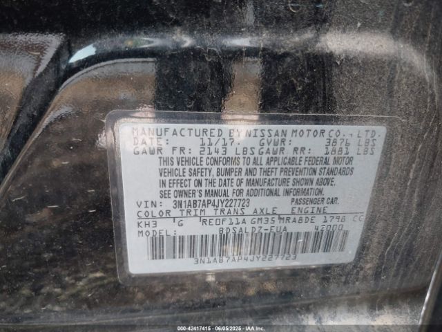 2018 NISSAN SENTRA 3N1AB7AP4JY227723 Photo 8