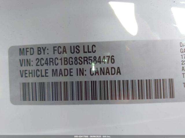 2025 CHRYSLER PACIFICA 2C4RC1BG8SR584476 Photo 8