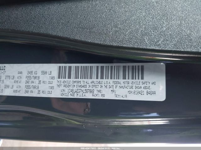 2017 JEEP WRANGLER UNLIMITED 1C4BJWEG7HL567802 Photo 8