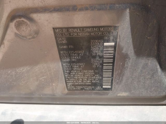KNMAT2MT1FP573999 Nissan 2015