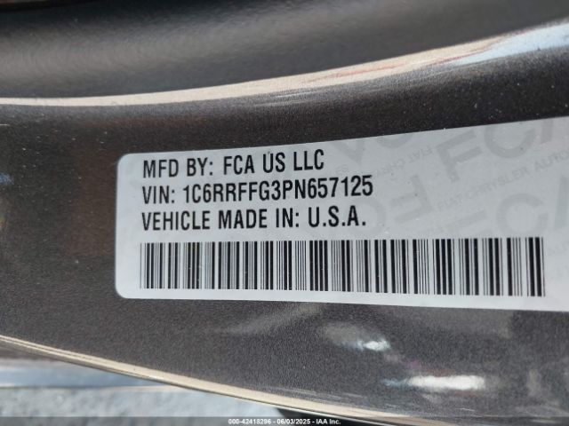 1C6RRFFG3PN657125 RAM 2023