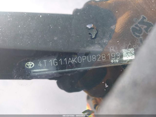 4T1G11AK0PU828193 Toyota CAMRY SE