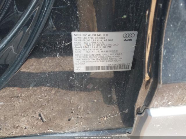 2011 AUDI Q7 WA1LGAFE4BD004124 Photo 8
