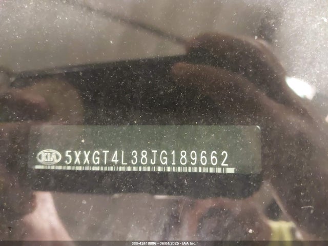 5XXGT4L38JG189662 KIA Optima Lx