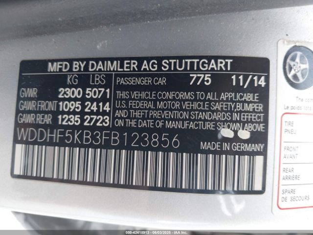 2015 MERCEDES-BENZ E 350 WDDHF5KB3FB123856 Photo 8