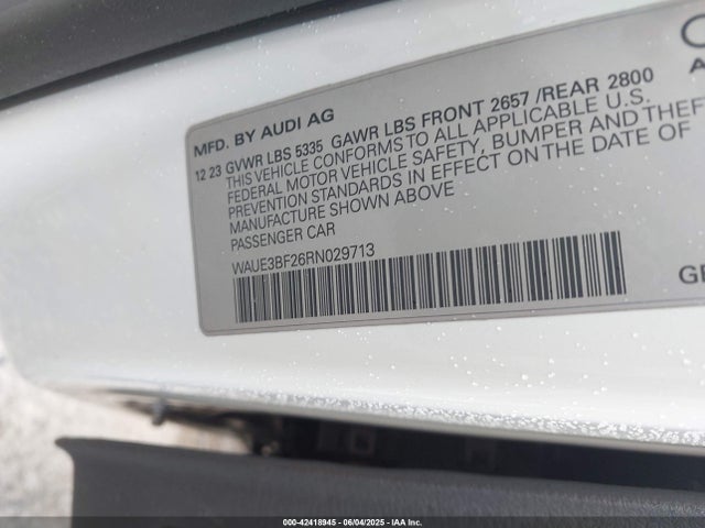 2024 AUDI A6 WAUE3BF26RN029713 Photo 8