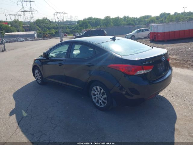 2013 HYUNDAI ELANTRA KMHDH4AEXDU626189 Photo 2